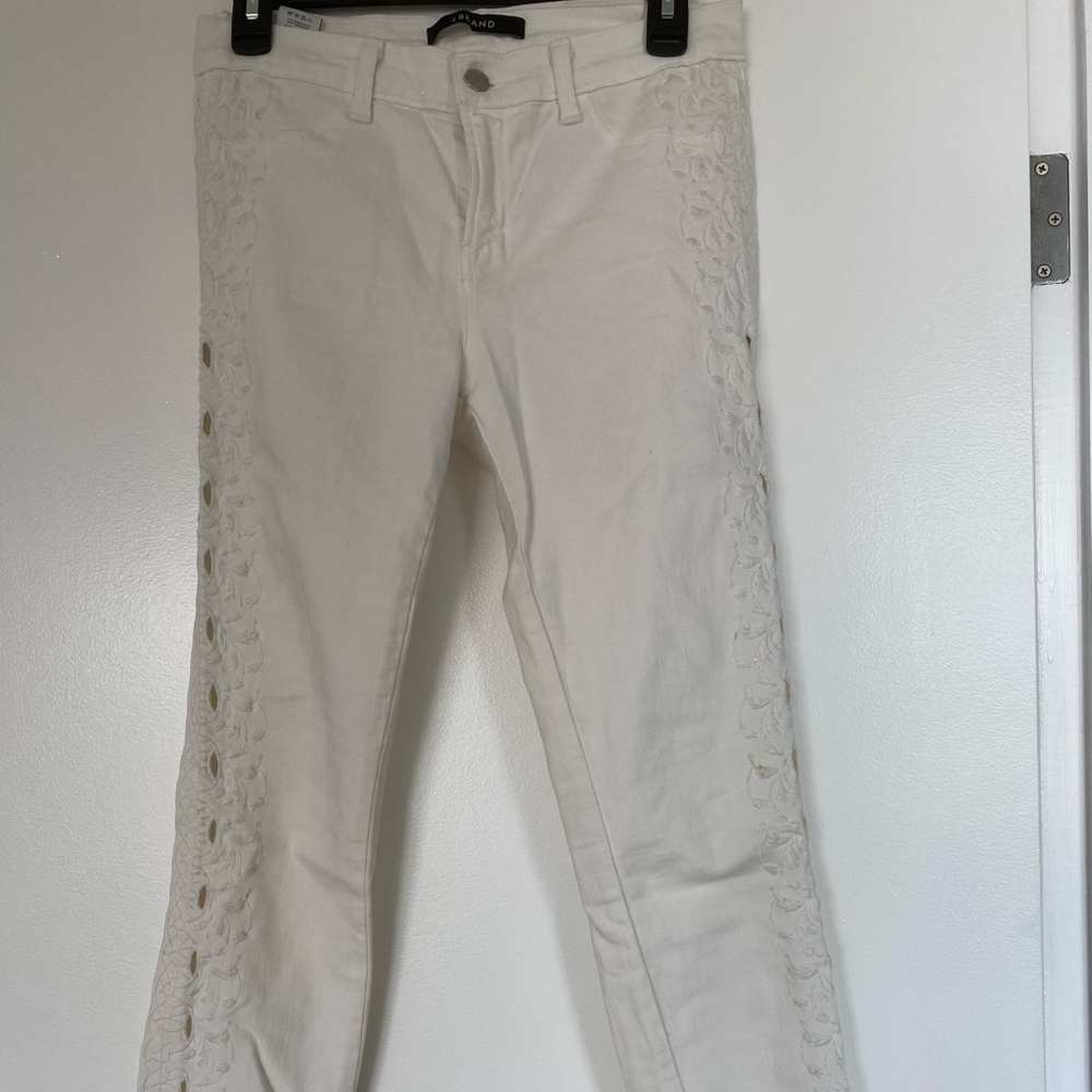 JBrand white jeans